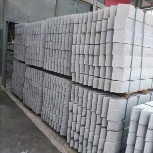 温州芝麻白树围石 树池