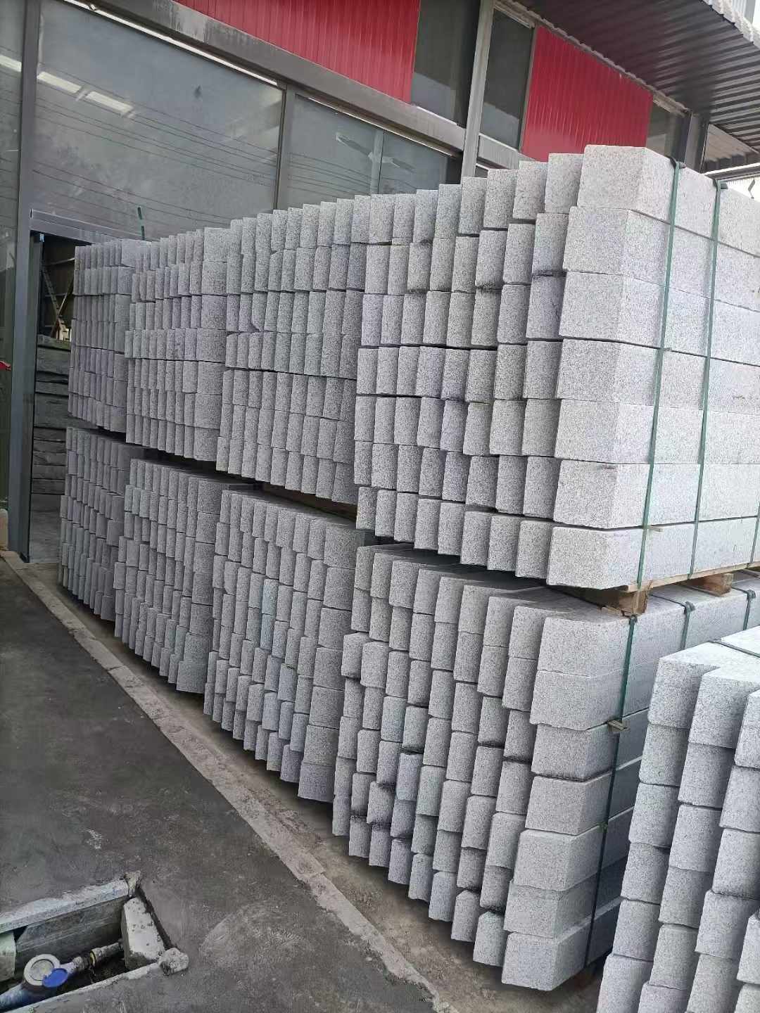 温州芝麻白树围石 树池