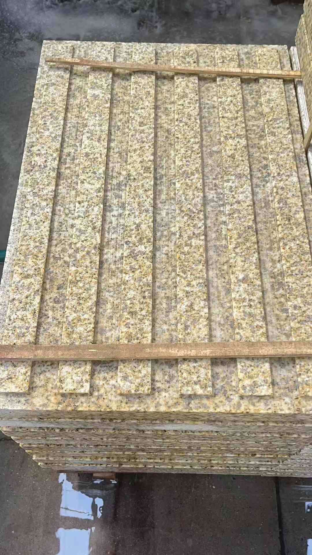 温州黄金麻盲道 石材盲道