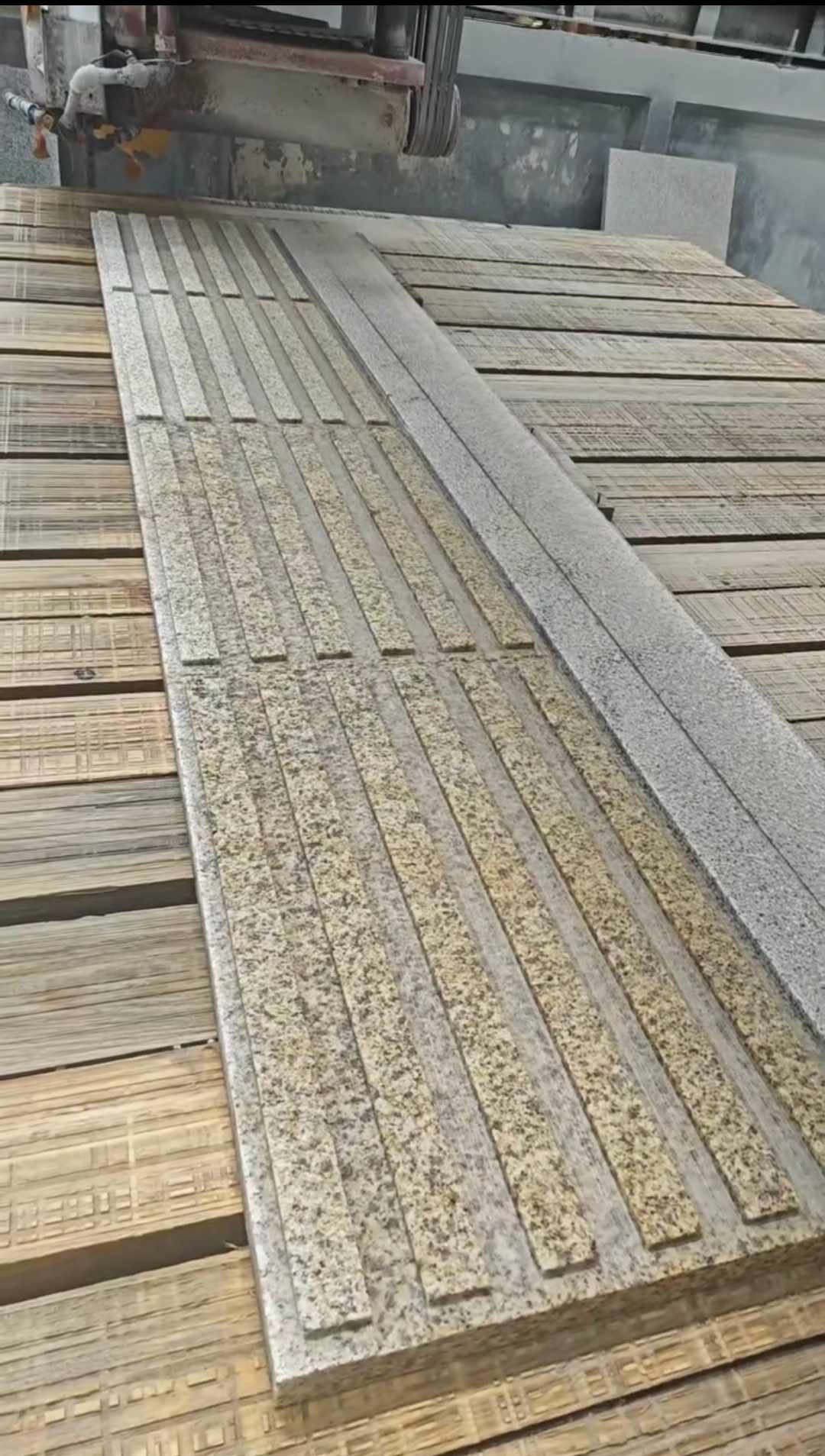 温州黄金麻盲道石 盲条